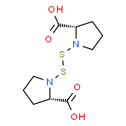 ChemSpider 2D Image | proline o-disulfide | C10H16N2O4S2