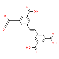 ChemSpider 2D Image | 5,5'-[(E)-1,2-Ethenediyl]diisophthalic acid | C18H12O8
