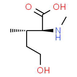 ChemSpider 2D Image | 5-Hydroxy-N-methylisoleucine | C7H15NO3