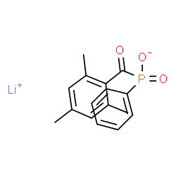 ChemSpider 2D Image | Lithium (mesitylcarbonyl)phenylphosphinate | C16H16LiO3P