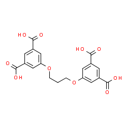 ChemSpider 2D Image | 1,3-bis-[3,5-bis(carboxy)phenoxy]propane | C19H16O10