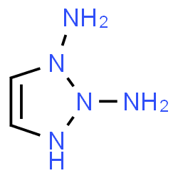 ChemSpider 2D Image | 1,2-diaminotriazole | C2H7N5