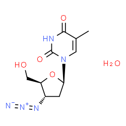 ChemSpider 2D Image | zidovudine monohydrate | C10H15N5O5