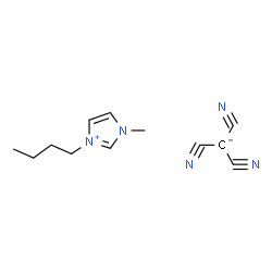 ChemSpider 2D Image | 1-butyl-3-methylimidazolium tricyanomethanide | C12H15N5