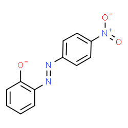 ChemSpider 2D Image | 4-nitrophenylazophenolate | C12H8N3O3