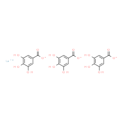 ChemSpider 2D Image | lanthanum gallate | C21H15LaO15