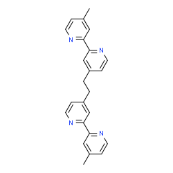 ChemSpider 2D Image | 1,2-bis(4′-methyl-2,2′-bipyridyl-4-yl)ethane | C24H22N4