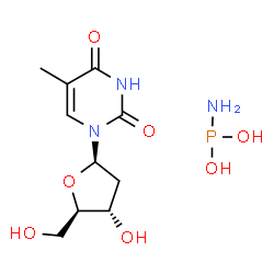 ChemSpider 2D Image | thymidine phosphoramidite | C10H18N3O7P