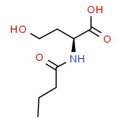 ChemSpider 2D Image | butanoyl-l-homoserine | C8H15NO4