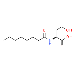 ChemSpider 2D Image | N-Octanoyl-L-homoserine | C12H23NO4