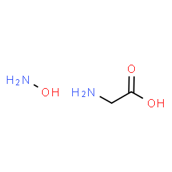 ChemSpider 2D Image | glycine hydroxylamine | C2H8N2O3