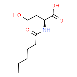 ChemSpider 2D Image | hexanoyl-l-homoserine | C10H19NO4