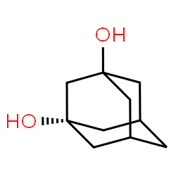 ChemSpider 2D Image | 1,3-Adamantanediol | C10H16O2