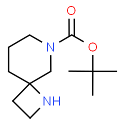 ChemSpider 2D Image | tert-Butyl 1,6-diazaspiro[3.5]nonane-6-carboxylate | C12H22N2O2