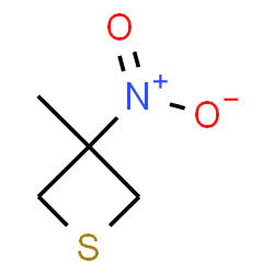 ChemSpider 2D Image | 3-Methyl-3-nitrothietane | C4H7NO2S