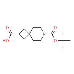 ChemSpider 2D Image | 7-(1,1-Dimethylethyl) 7-azaspiro[3.5]nonane-2,7-dicarboxylate | C14H23NO4