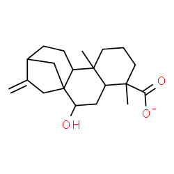ChemSpider 2D Image | 7-Hydroxykaur-16-en-18-oate | C20H29O3