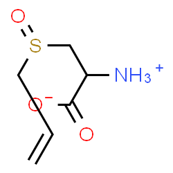 ChemSpider 2D Image | 3-(Allylsulfinyl)-2-ammoniopropanoate | C6H9NO3S