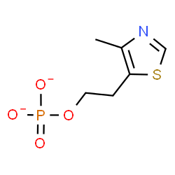 ChemSpider 2D Image | 2-(4-Methyl-1,3-thiazol-5-yl)ethyl phosphate | C6H8NO4PS