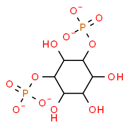 ChemSpider 2D Image | 2,4,5,6-Tetrahydroxy-1,3-cyclohexanediyl bis(phosphate) | C6H10O12P2