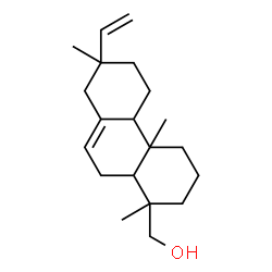 ChemSpider 2D Image | Pimara-7,15-dien-18-ol | C20H32O