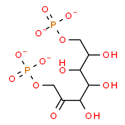 ChemSpider 2D Image | 2,3,4,5-Tetrahydroxy-6-oxo-1,7-heptanediyl bis(phosphate) | C7H12O13P2