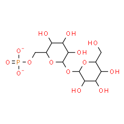ChemSpider 2D Image | Hexopyranosyl 6-O-phosphonatohexopyranoside | C12H21O14P