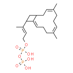 ChemSpider 2D Image | (2E,6Z,10Z)-3,7,11,15-Tetramethyl-2,6,10,14-hexadecatetraen-1-yl trihydrogen diphosphate | C20H36O7P2