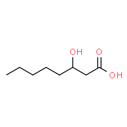 ChemSpider 2D Image | 3-Hydroxyoctanoic acid | C8H16O3
