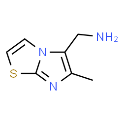 ChemSpider 2D Image | 1-(6-Methylimidazo[2,1-b][1,3]thiazol-5-yl)methanamine | C7H9N3S