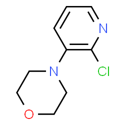 ChemSpider 2D Image | 4-(2-Chloro-3-pyridinyl)morpholine | C9H11ClN2O