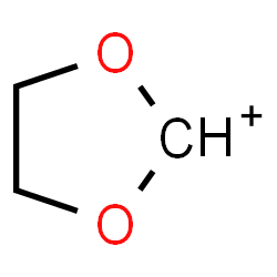 ChemSpider 2D Image | 1,3-Dioxolan-2-ylium | C3H5O2