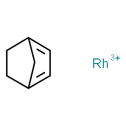 ChemSpider 2D Image | Bicyclo[2.2.1]hepta-1,3-diene, rhodium(3+) salt (1:1) | C7H8Rh