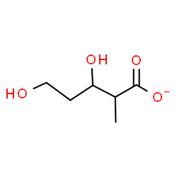 ChemSpider 2D Image | 2,4-Dideoxy-2-methylpentonate | C6H11O4