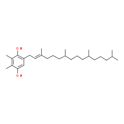 ChemSpider 2D Image | 2,3-dimethyl-6-phytylhydroquinone | C28H48O2