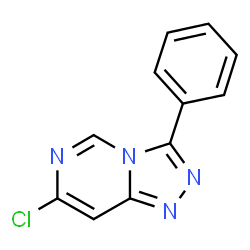 ChemSpider 2D Image | 7-Chloro-3-phenyl[1,2,4]triazolo[4,3-c]pyrimidine | C11H7ClN4