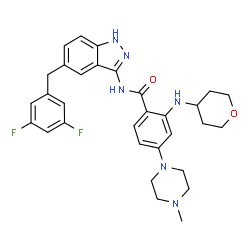 ChemSpider 2D Image | entrectinib | C31H34F2N6O2