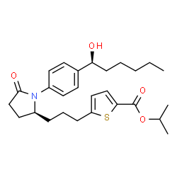 ChemSpider 2D Image | Aganepag isopropyl | C27H37NO4S