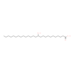 ChemSpider 2D Image | 12-Hydroxyhexacosanoic acid | C26H52O3