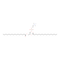 ChemSpider 2D Image | 1-hexadecanoyl-2-heptadecanoyl-sn-glycero-3-phosphocholine | C41H82NO8P