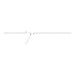 ChemSpider 2D Image | (2R)-2-(Hexacosanoyloxy)-3-(palmitoyloxy)propyl 2-(trimethylammonio)ethyl phosphate | C50H100NO8P