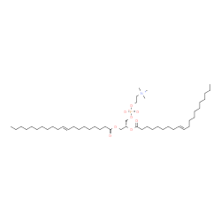 ChemSpider 2D Image | (2R)-2,3-Bis[(9E)-9-icosenoyloxy]propyl 2-(trimethylammonio)ethyl phosphate | C48H92NO8P