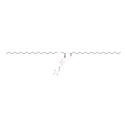 ChemSpider 2D Image | 1-octadecyl-2-octadecanoyl-sn-glycero-3-phosphocholine | C44H90NO7P