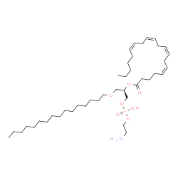 ChemSpider 2D Image | (19R)-25-Amino-22-hydroxy-22-oxido-17,21,23-trioxa-22lambda~5~-phosphapentacosan-19-yl (5Z,8Z,11Z,14Z)-5,8,11,14-icosatetraenoate | C41H76NO7P