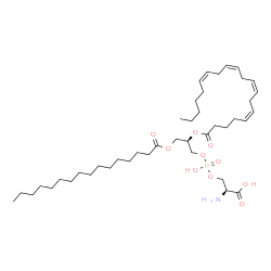 ChemSpider 2D Image | PS(16:0/20:4(5Z,8Z,11Z,14Z)) | C42H74NO10P