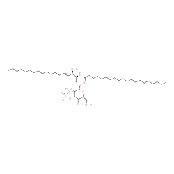ChemSpider 2D Image | N-{(2S,3R,4E)-3-Hydroxy-1-[(3-O-sulfo-beta-D-threo-hexopyranosyl)oxy]-4-octadecen-2-yl}icosanamide | C44H85NO11S