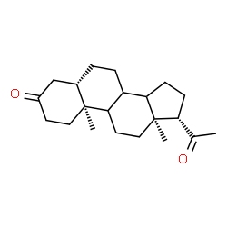 ChemSpider 2D Image | (5alpha,8xi,9xi,14xi)-Pregnane-3,20-dione | C21H32O2