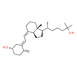 ChemSpider 2D Image | (3S,5E,7Z)-9,10-Secocholesta-5,7,10-triene-3,25-diol | C27H44O2