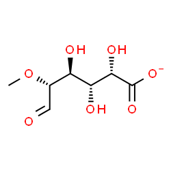 ChemSpider 2D Image | 2-O-Methyl-D-galacturonate | C7H11O7