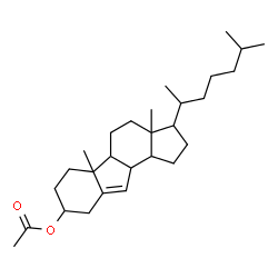 ChemSpider 2D Image | 3a,5b-Dimethyl-3-(6-methyl-2-heptanyl)-1,2,3,3a,4,5,5a,5b,6,7,8,9,10a,10b-tetradecahydrocyclopenta[a]fluoren-8-yl acetate | C28H46O2